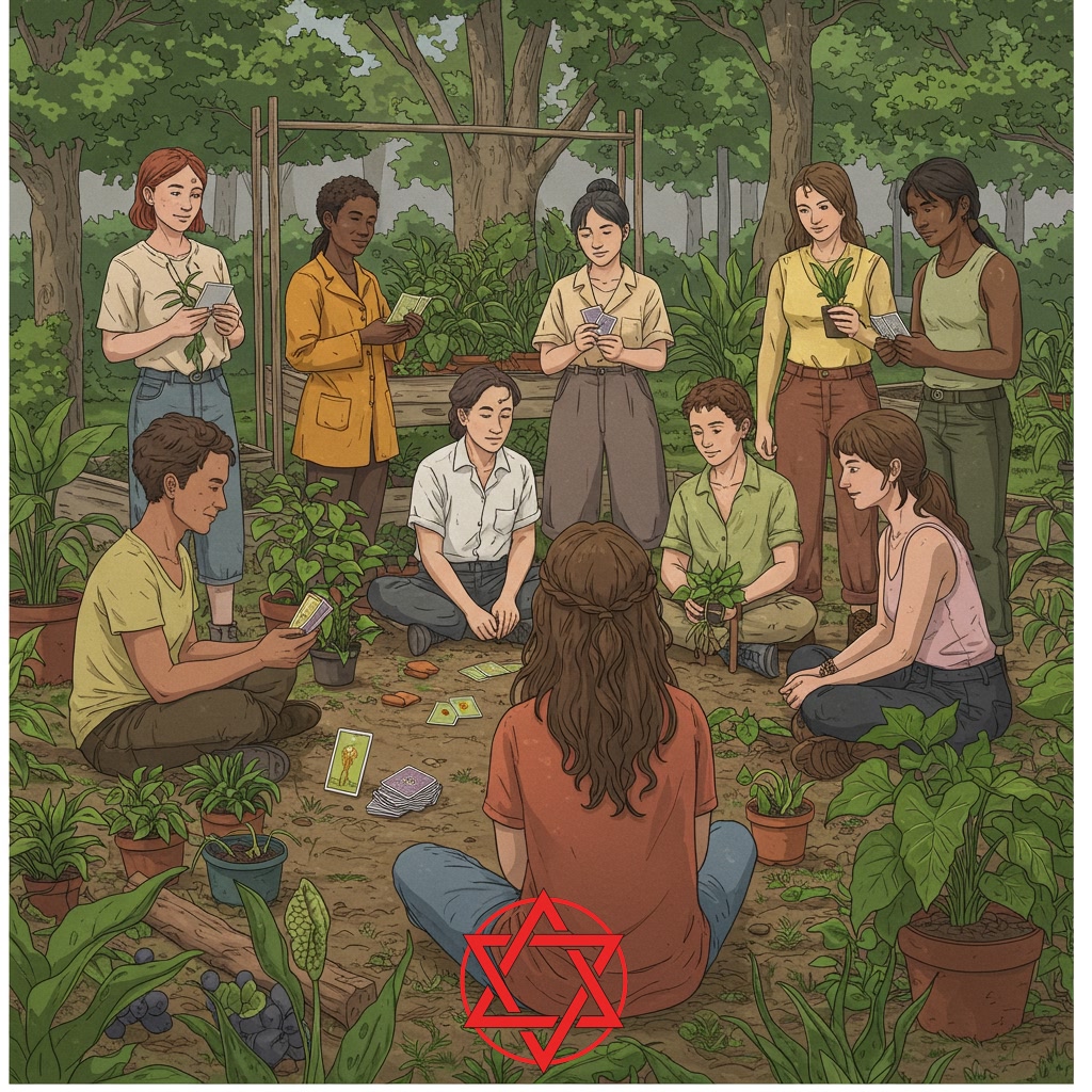 Integrating Tarot and Earth's Wisdom in Daily Life and Community