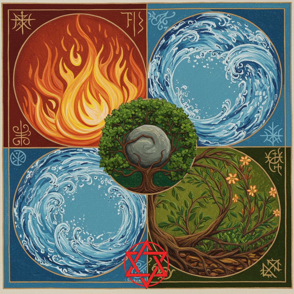 Tarot as a Reflection of Natural Cycles and Elemental Wisdom