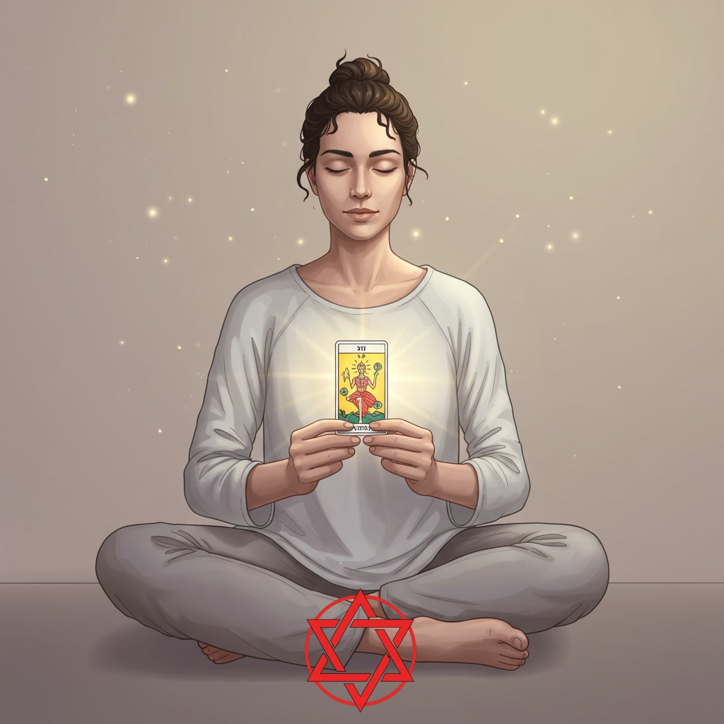 The Guided Process: Integrating Tarot Insights into Meditation