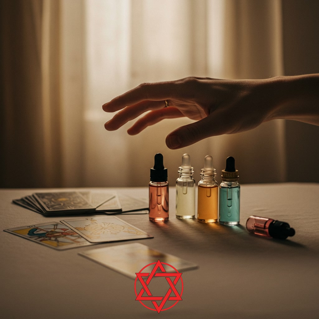 The Synergy: How Tarot Guides the Use of Elixirs and Essences
