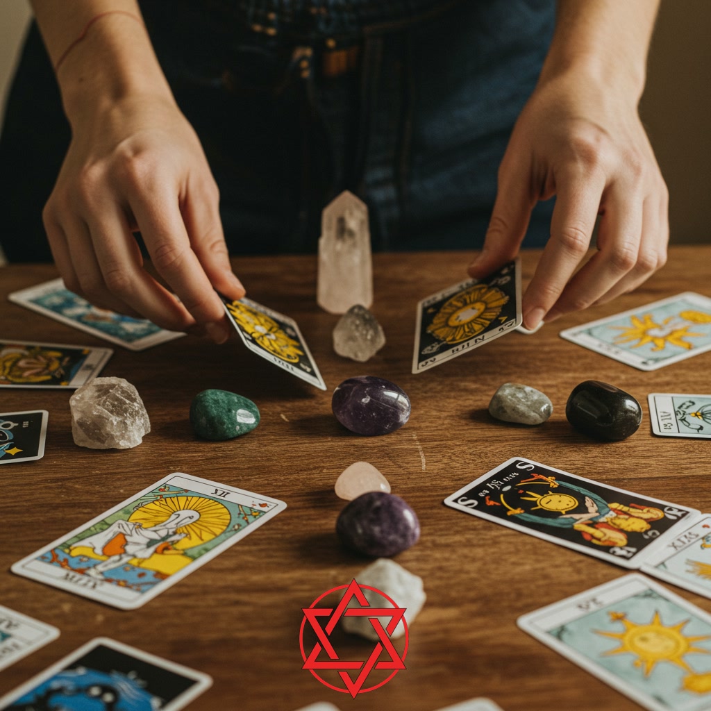 Using the Tarot Reading Within the Crystal Grid